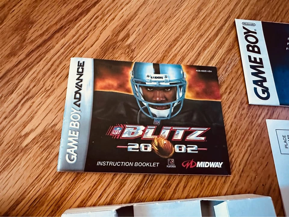NFL Blitz 2002 - Nintendo Game Boy Advance w/ Box & Manual - photo 4