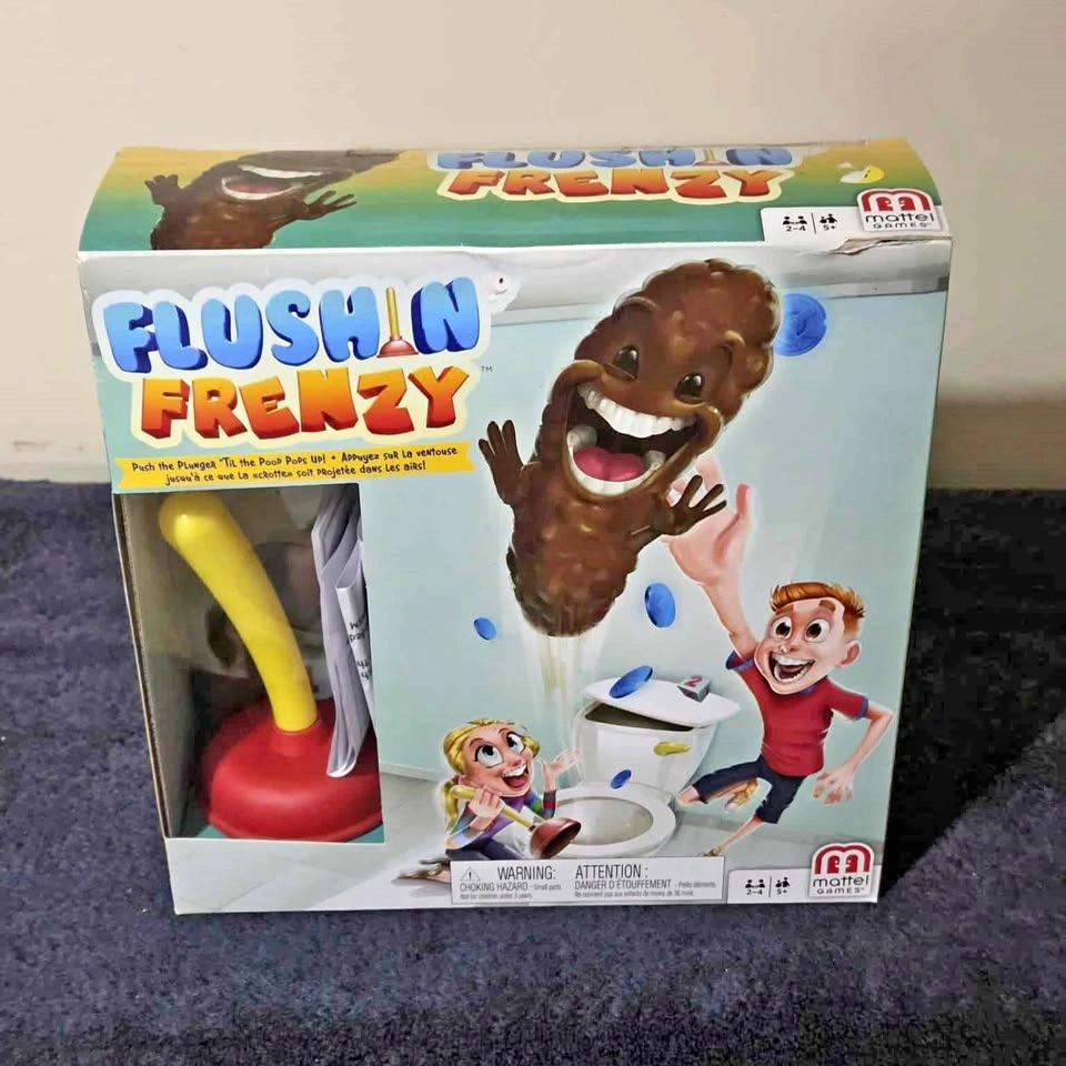 Flushin’ Frenzy Game by Mattel – Complete Set!