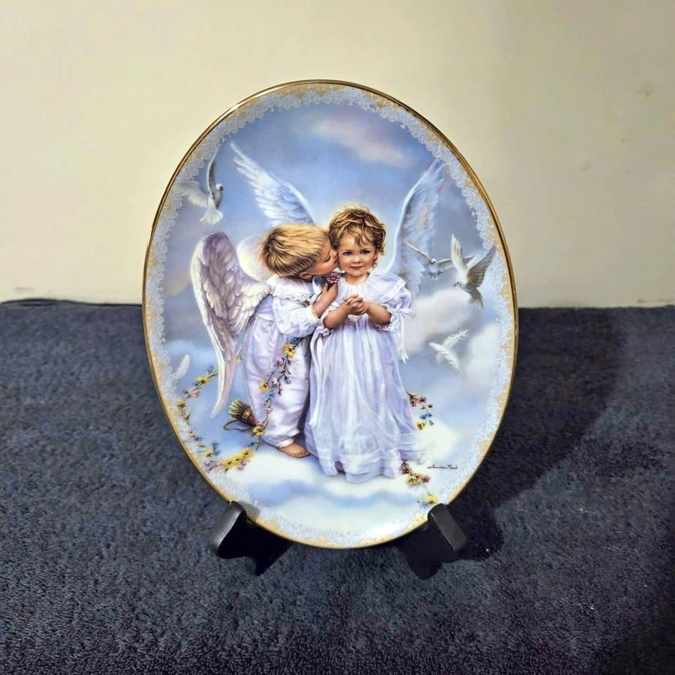 1999 Bradford Exchange Angel Plate – First Issue