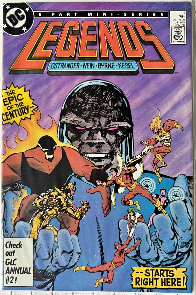 Legends #1–3 (1986 DC) – Amanda Waller & Suicide Squad Keys