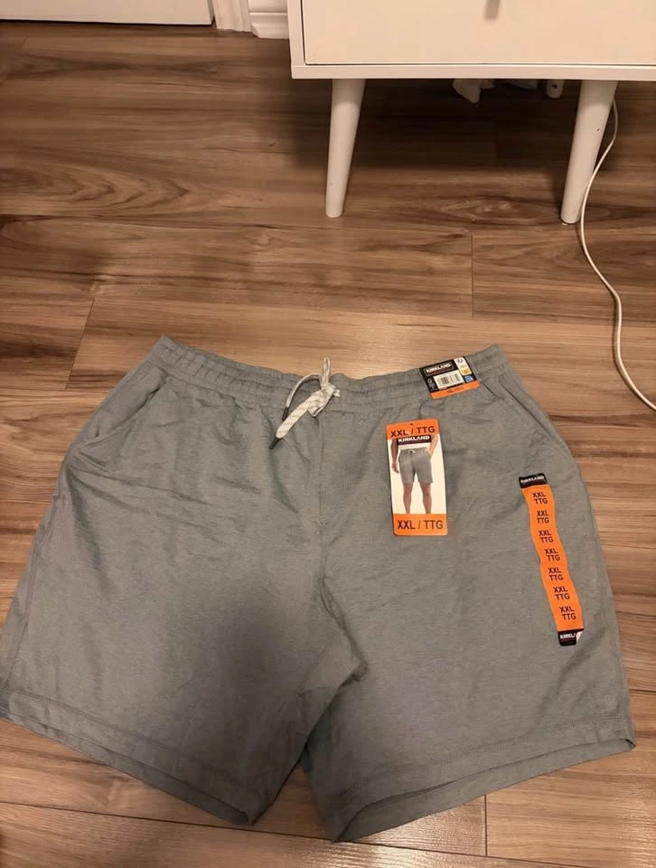 Men’s Kirkland Drawstring Lounge Shorts - Grey, Sage, Navy - photo 2