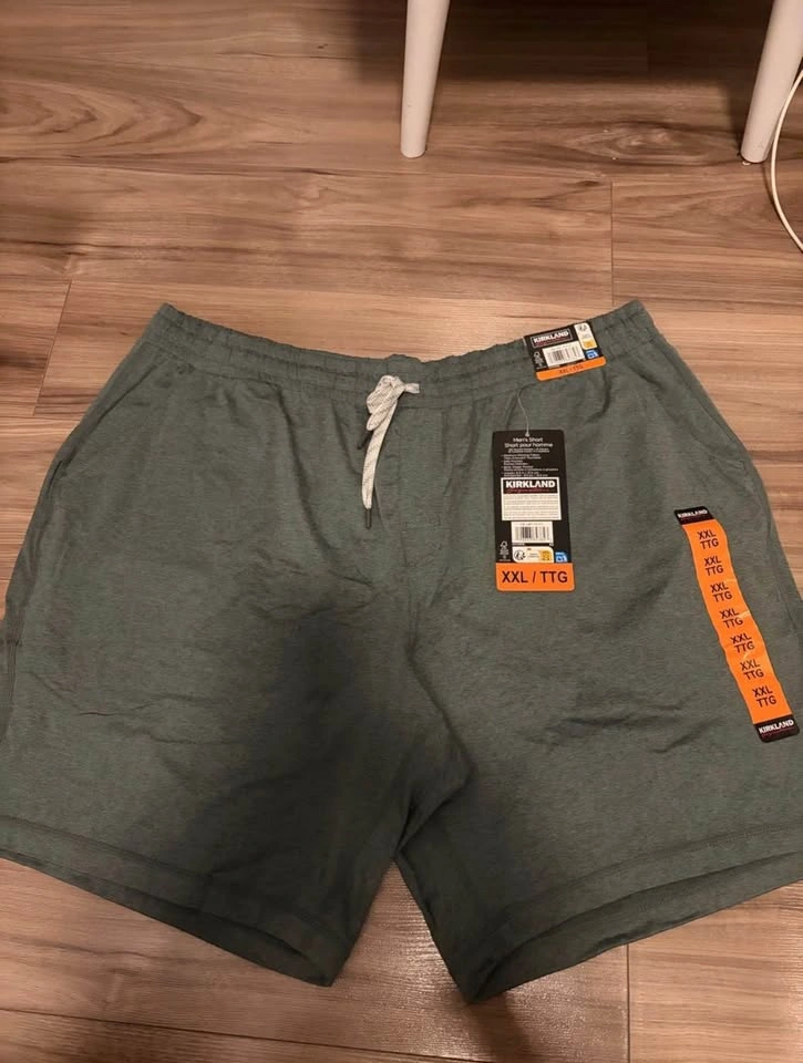Men’s Kirkland Drawstring Lounge Shorts - Grey, Sage, Navy - photo 3