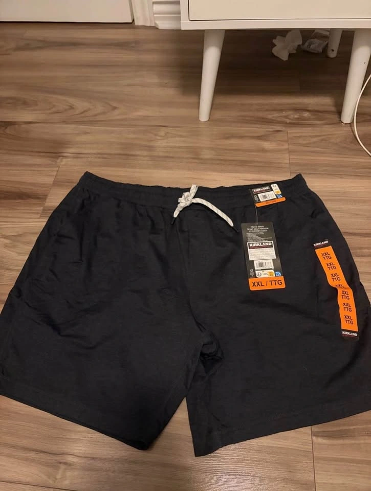 Men’s Kirkland Drawstring Lounge Shorts - Grey, Sage, Navy - photo 4