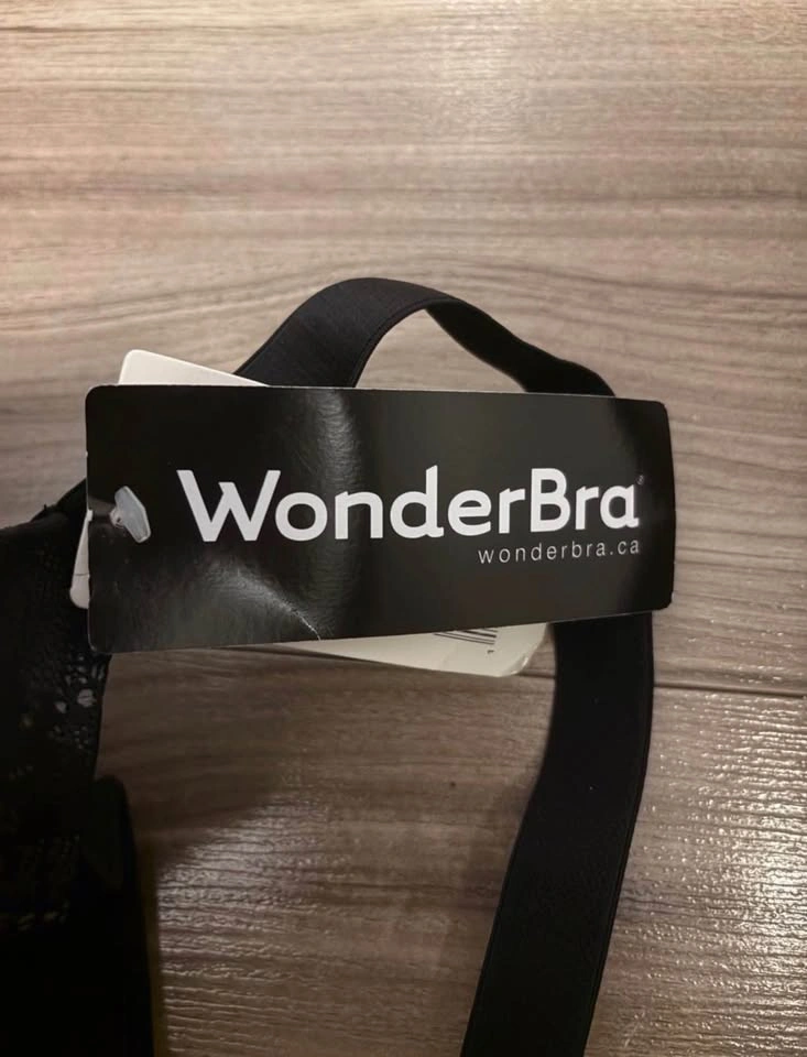 Wonderbra Underwire Bra Paris Nude and Black Lace - photo 4