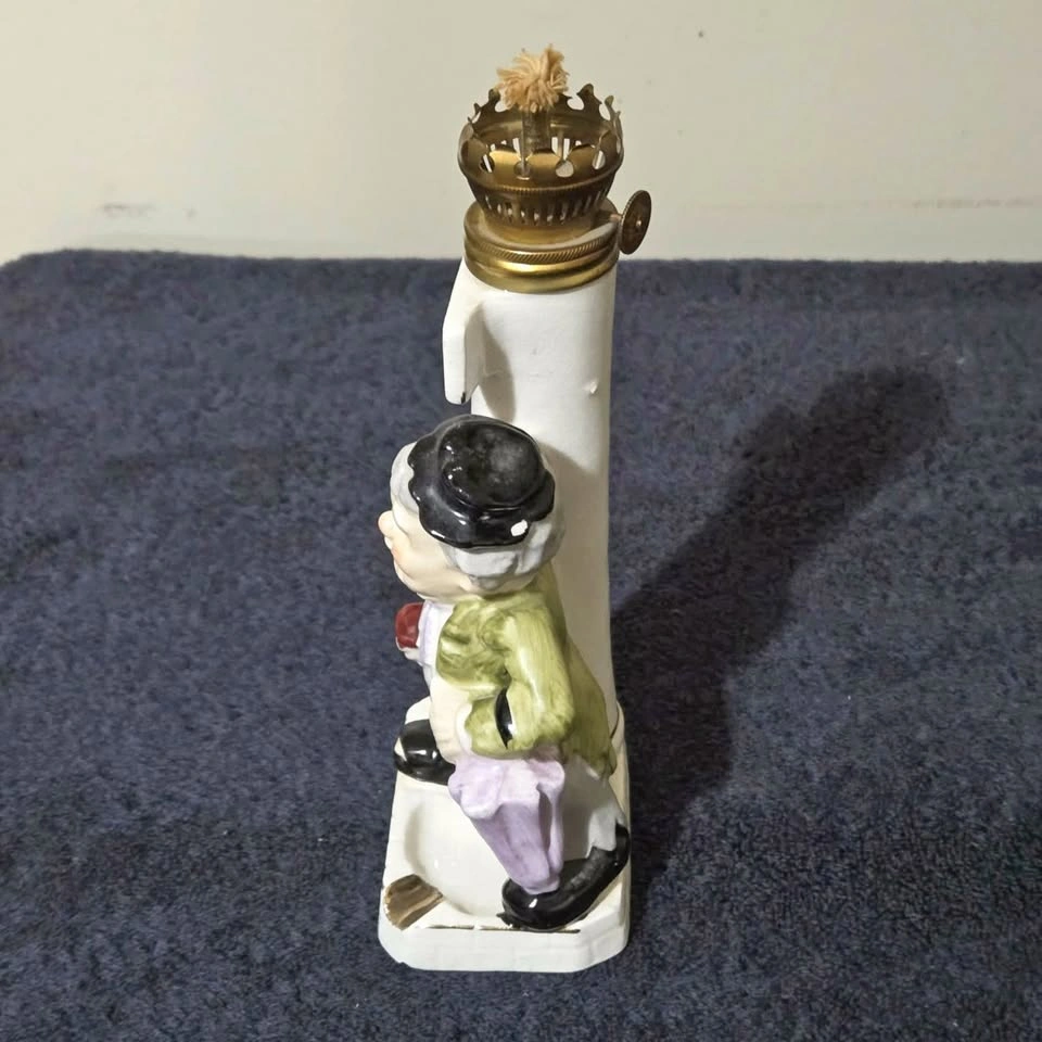 Vintage Japanese Broadway Streetlamp Figurine Lamp / Ashtray - photo 2