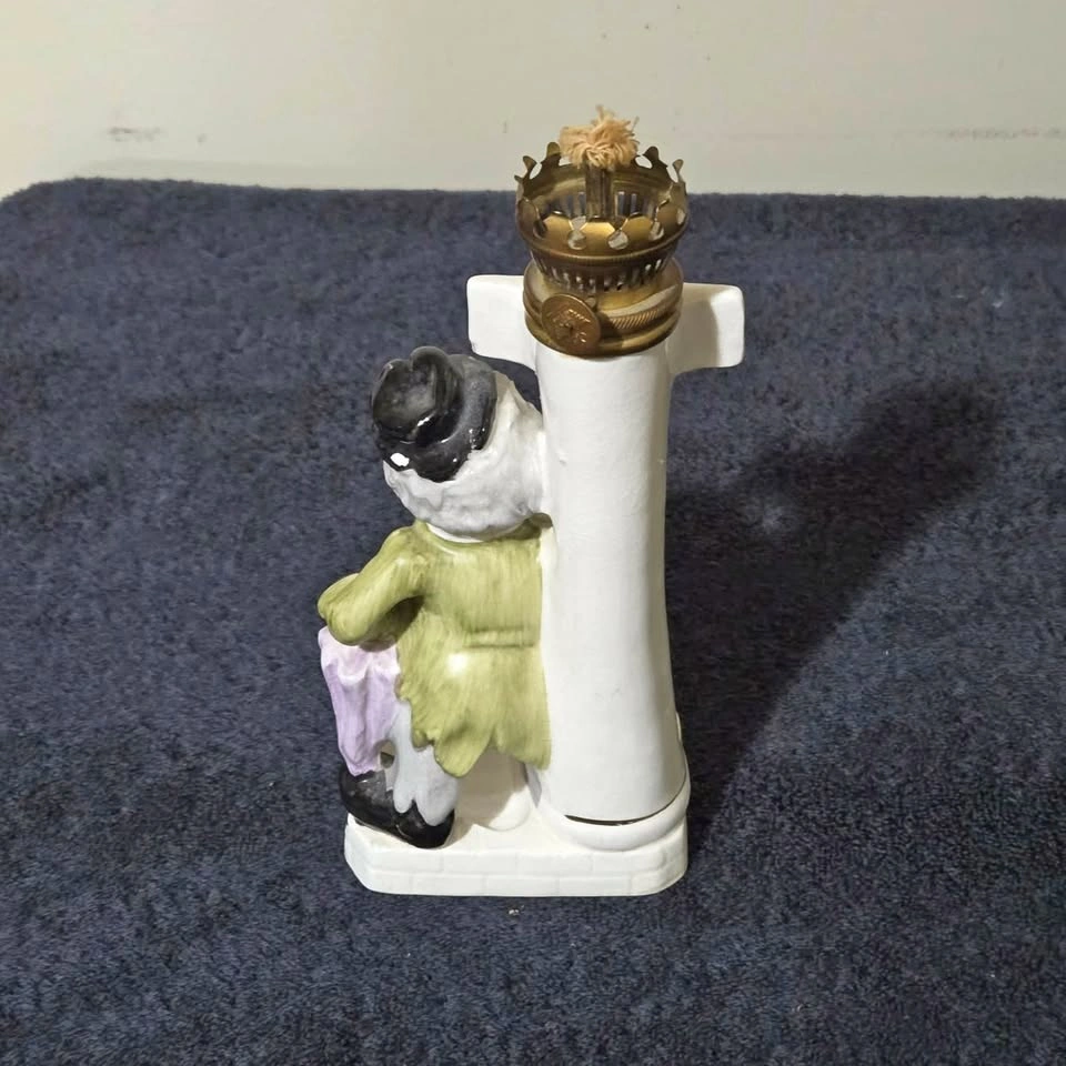 Vintage Japanese Broadway Streetlamp Figurine Lamp / Ashtray - photo 4