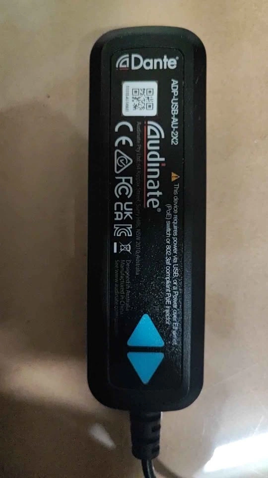 Audinate Dante AVIO 2CH USB I/O Adapter ADP-USB-AU-2X2 - photo 2