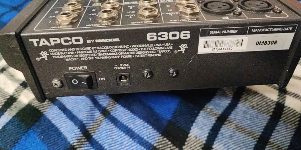Tapco by Mackie 6306 6-Channel Audio Mixer - photo 2