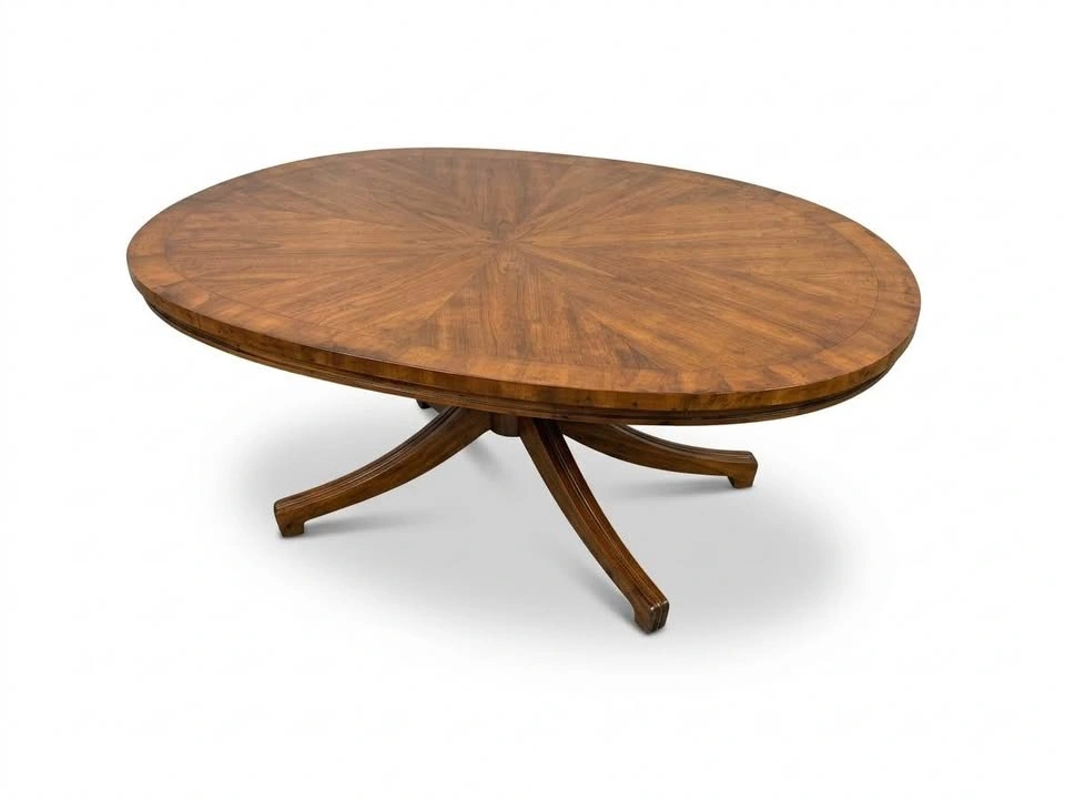 Restored Vintage Heritage Starburst & Burlwood Coffee Table - photo 3