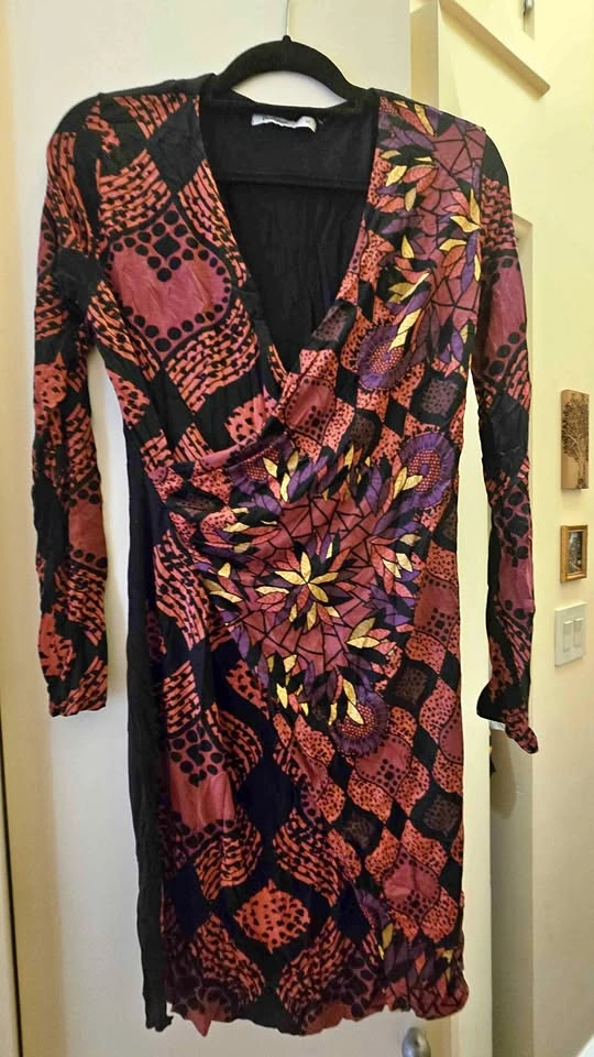 Vintage Desigual Wrap Dress Medium