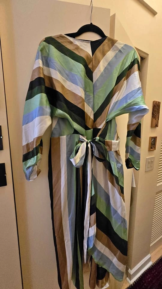 Vintage Mango Wrap Dress Medium