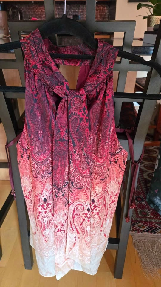 Boho Ombre White House Black Market Paisley Top Medium - photo 2