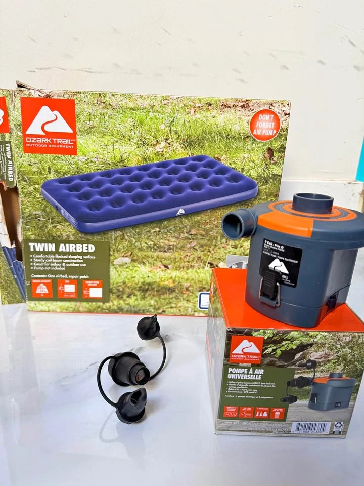 Ozark Trail Twin Airbed with Universal Air Pump
