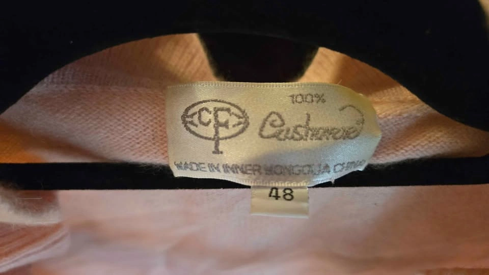 Pink Mongolian Cashmere Ruffle Sweater - photo 2