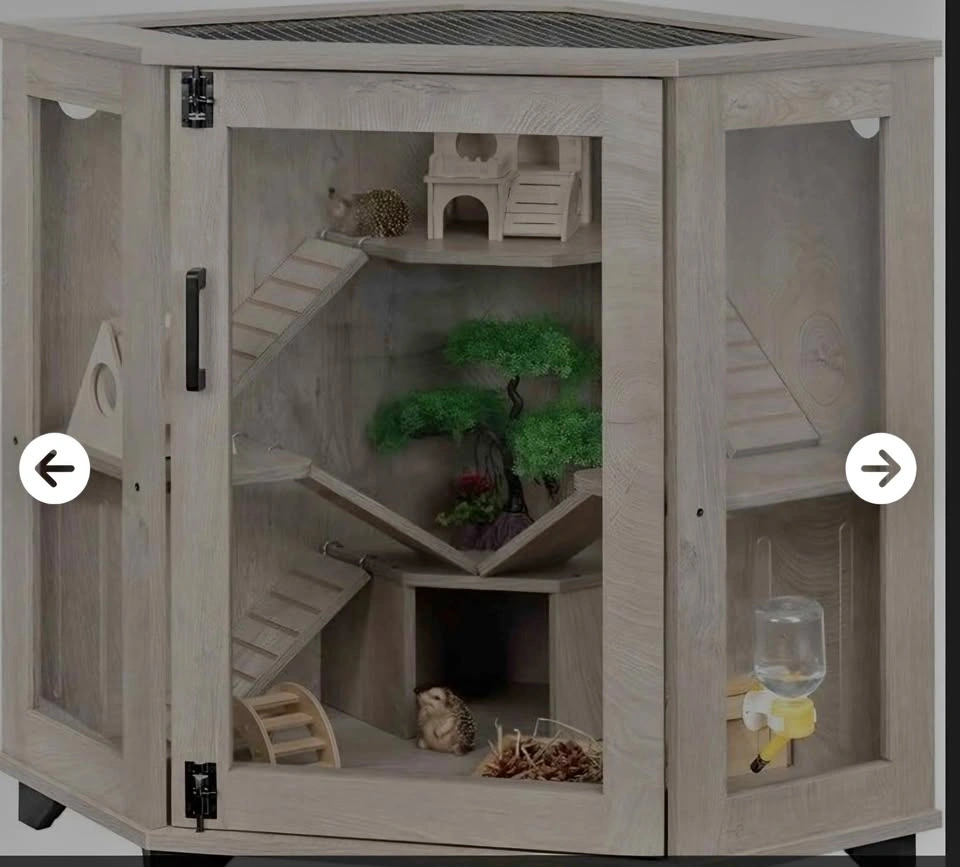 New Corner Small Animal Cage for Rat Hamster Chinchilla