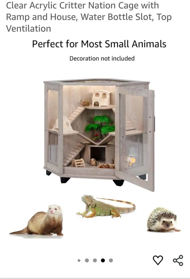 New Corner Small Animal Cage for Rat Hamster Chinchilla - photo 4