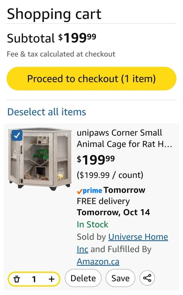 New Corner Small Animal Cage for Rat Hamster Chinchilla - photo 5