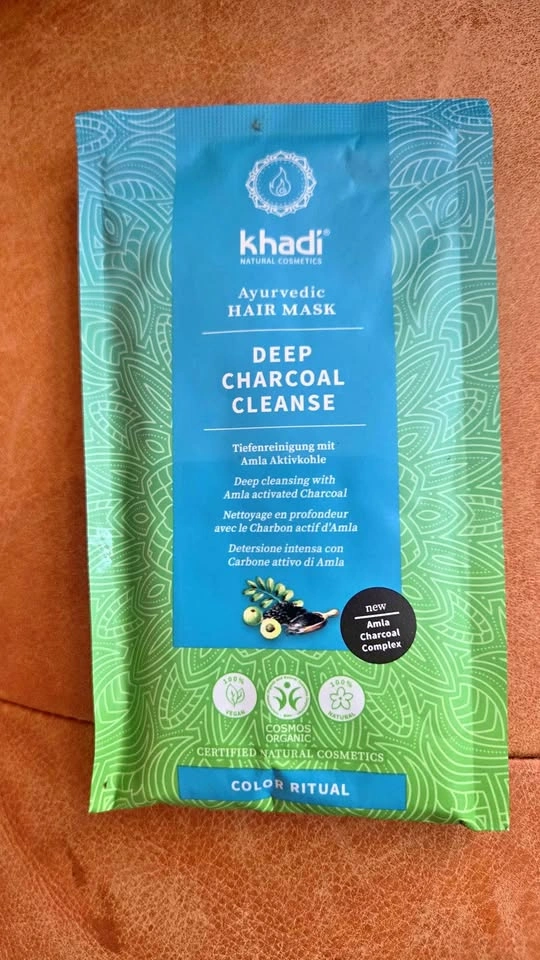 Khalifa Charcoal Cleanse Ayurvedic Hair Mask New