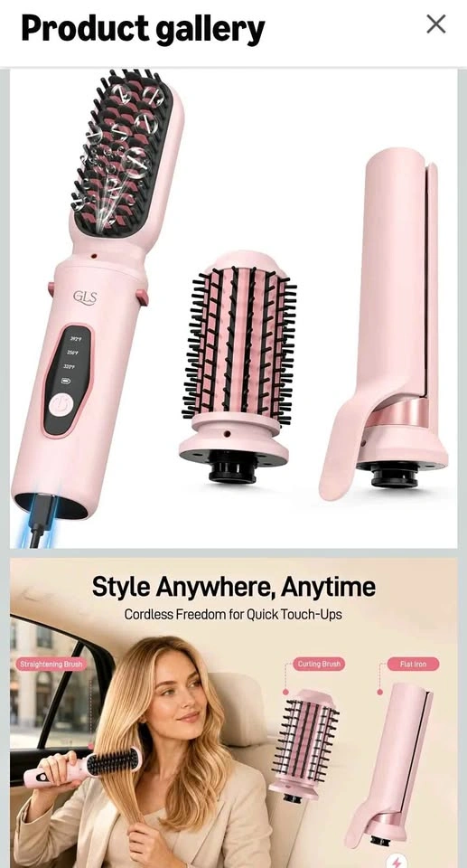 GLS 3-in-1 Cordless Hair Styling Set