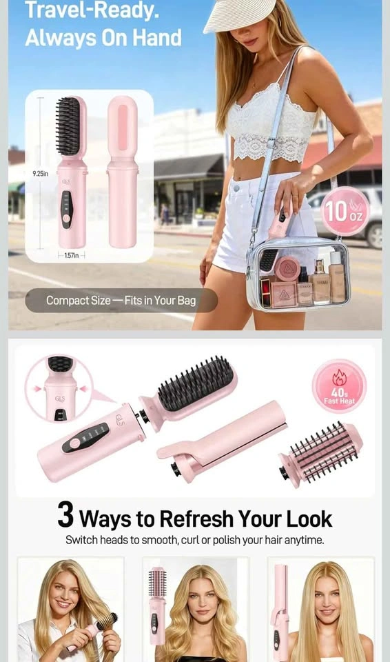 GLS 3-in-1 Cordless Hair Styling Set - photo 4