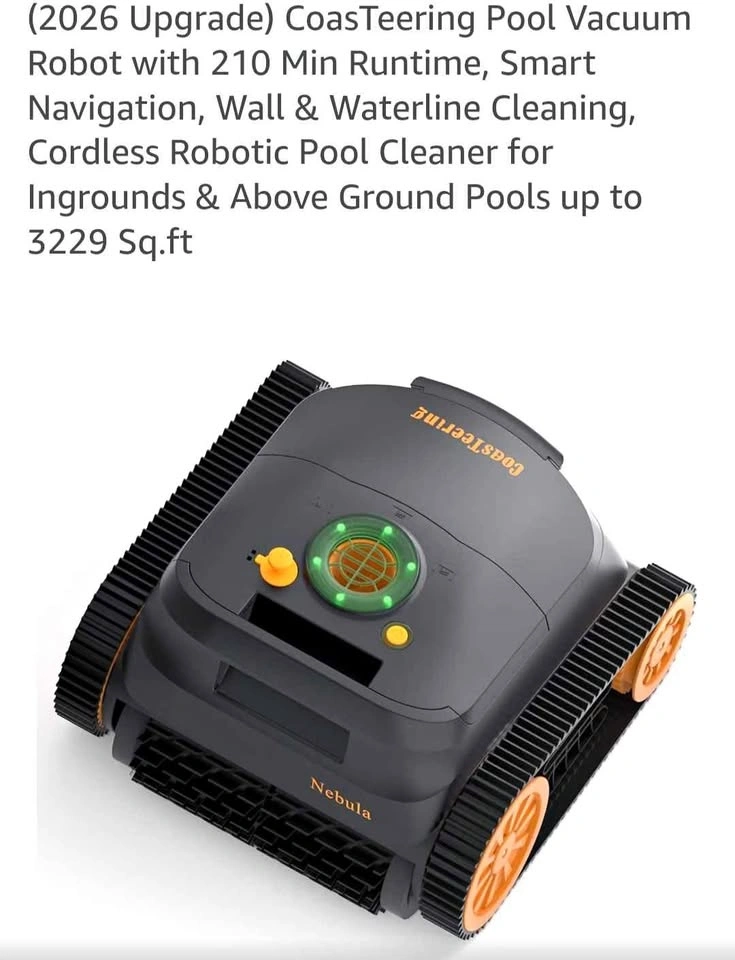2026 Upgrade CoasTeering Pool Vacuum Robot