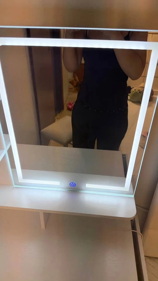 White Vanity With LED Mirror - photo 2
