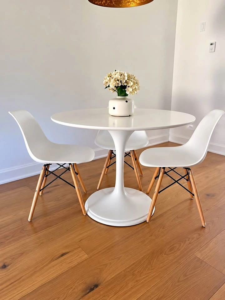 Dining Set - Round Table + 4 chairs
