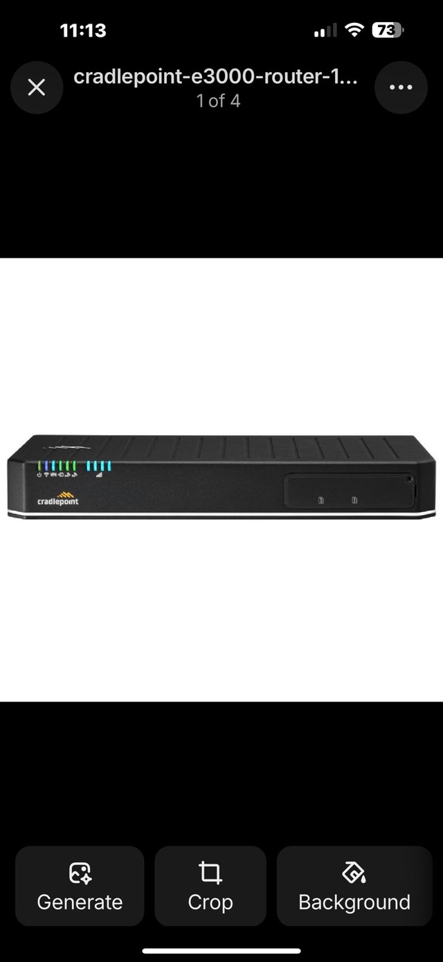 Cradlepoint E3000 Cellular Router w Embedded 5G Modem and WiFi