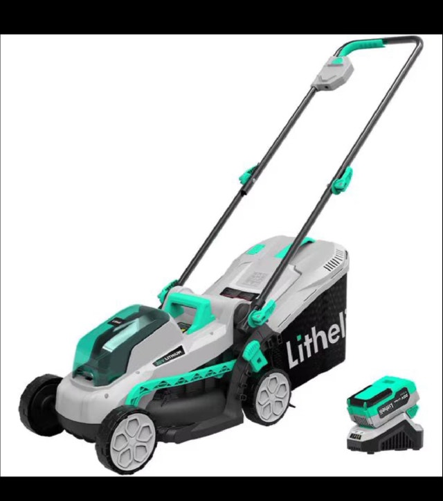 Litheli 20V 13" Cordless Lawn Mower with Brushless Motor