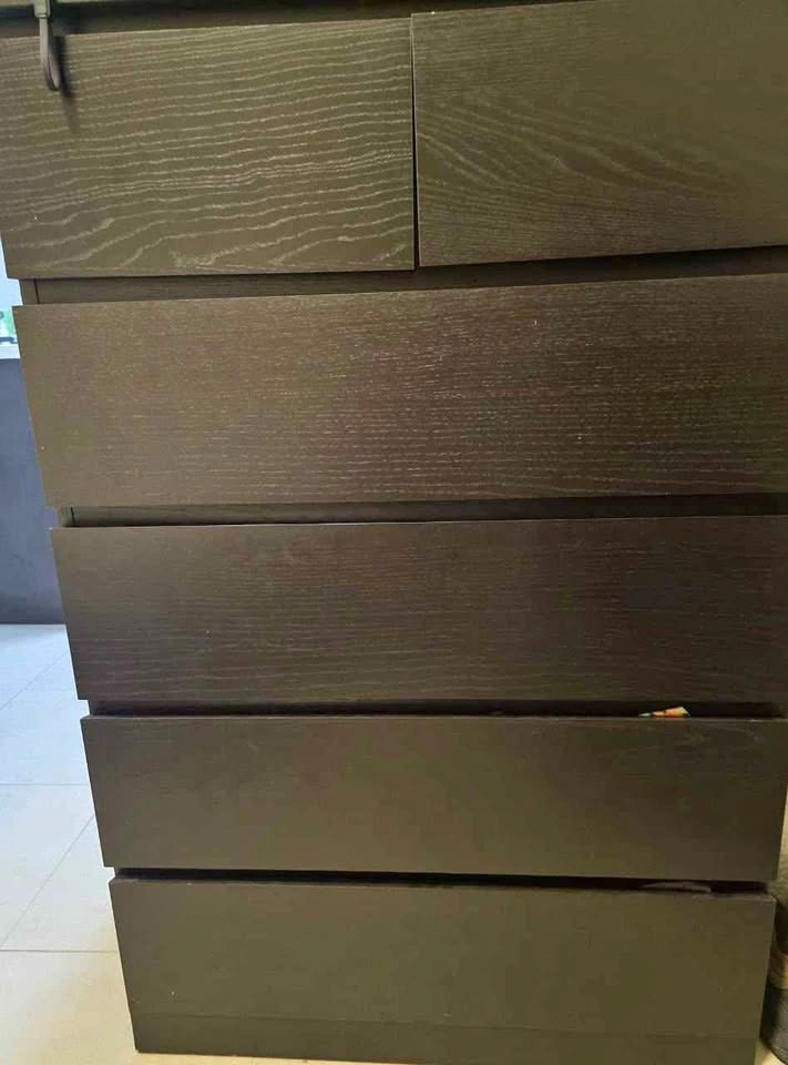 IKEA MALM 6-Drawer Tall Dresser / Chest of Drawers