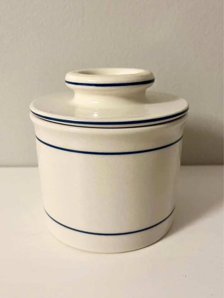 Vintage Norpro Stoneware Butter Keeper / Butter Bell Crock