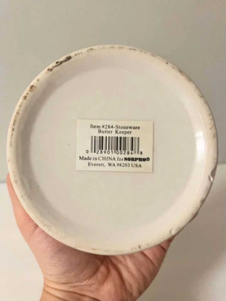 Vintage Norpro Stoneware Butter Keeper / Butter Bell Crock - photo 4
