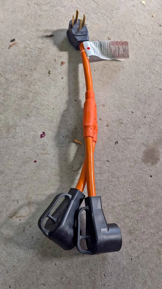 Dryer Y Splitter Cord 14-30P to 14-50R/14-30R, 250V, 10 AWG
