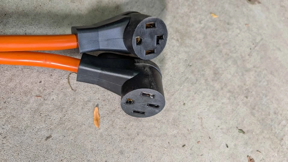 Dryer Y Splitter Cord 14-30P to 14-50R/14-30R, 250V, 10 AWG - photo 3