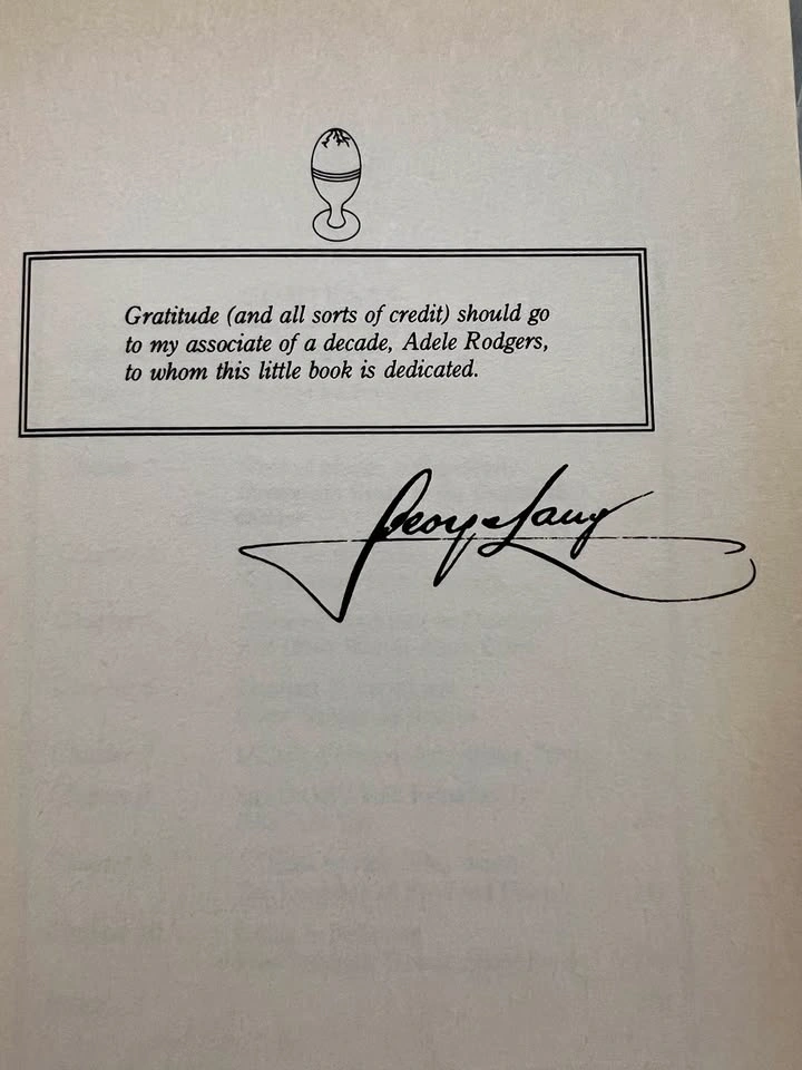SIGNED Autographed Lang's Compendium of Culinary Nonsense - photo 4