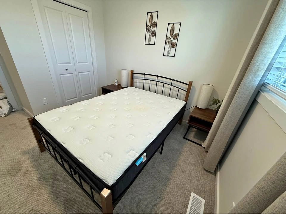 Lumina Double Mattress and Metal Bed Frame