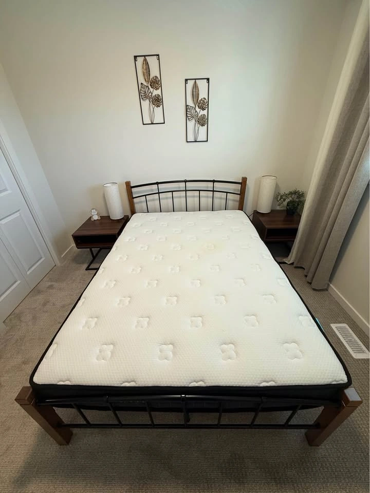 Lumina Double Mattress and Metal Bed Frame - photo 2