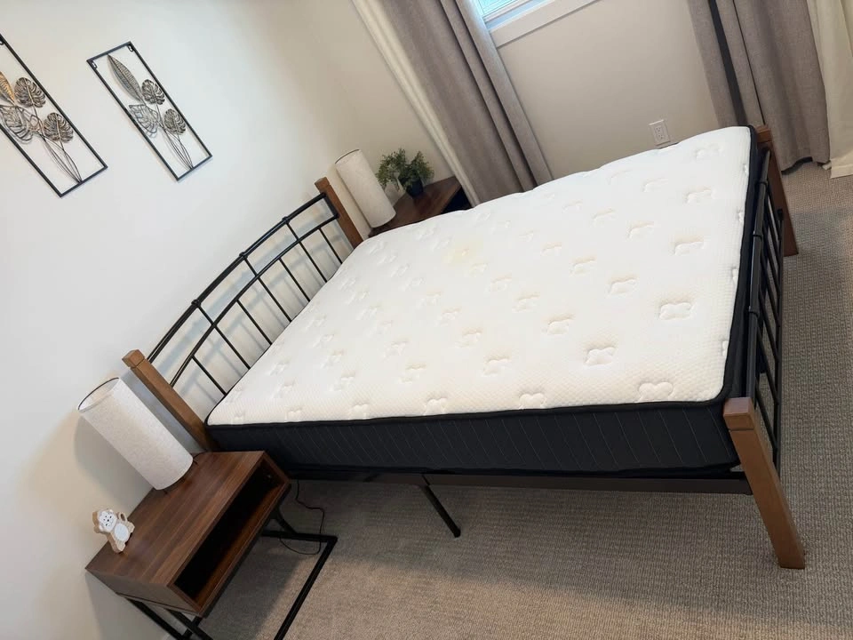 Lumina Double Mattress and Metal Bed Frame - photo 3