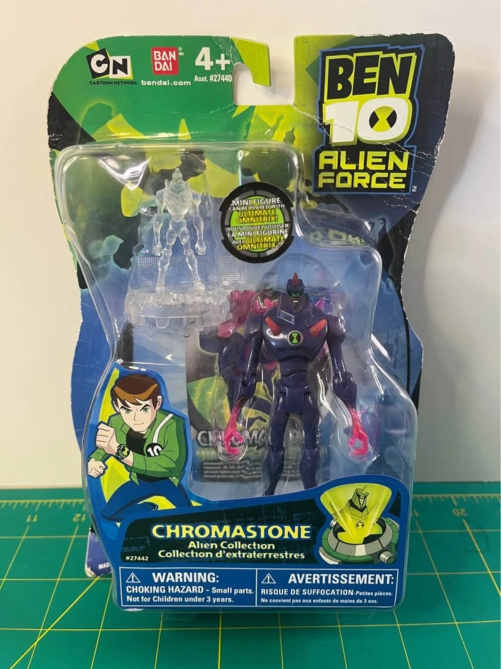 Ben 10 Action Figure Lot – Four Arms, Spidermonkey & Chromastone - photo 3