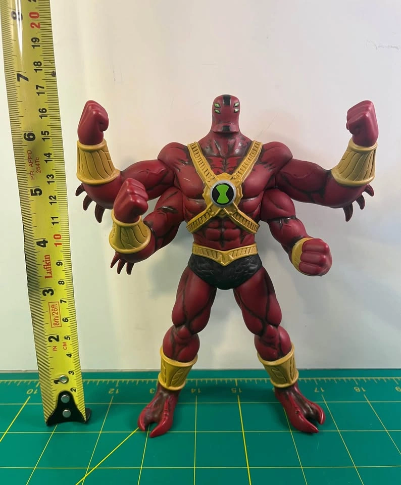 Ben 10 Action Figure Lot – Four Arms, Spidermonkey & Chromastone - photo 4