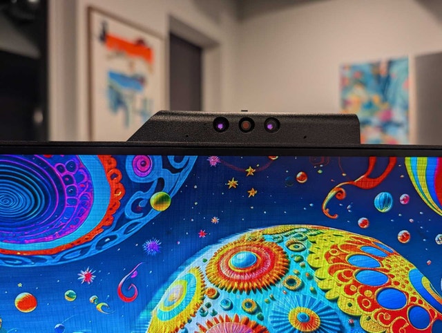 Lenovo IPS Monitor with Webcam Speakers Mic - photo 4