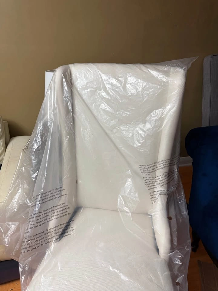 Cream High-Back Wingback Accent Chair (2 available) - photo 3