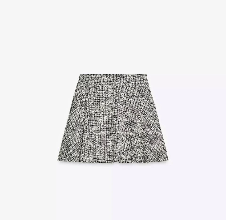 Zara plaid skirt