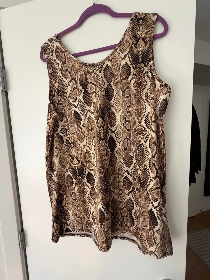 Acting Pro 1X Snakeskin Print Tank Top - photo 2