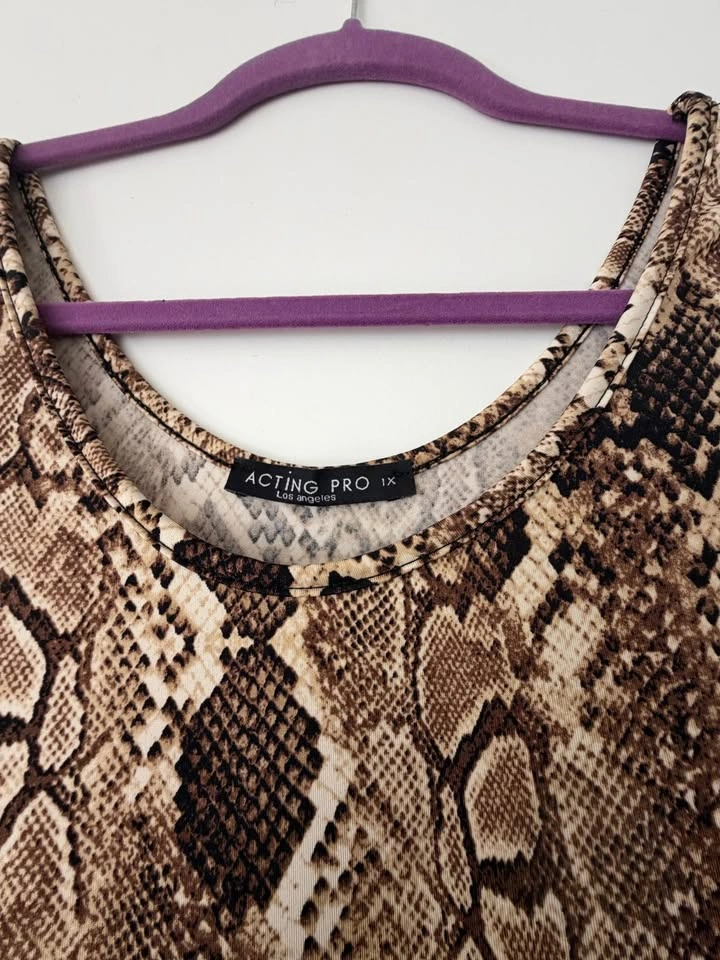 Acting Pro 1X Snakeskin Print Tank Top - photo 3