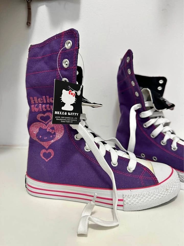 Hello Kitty Extra High Top Sneakers - New in Box