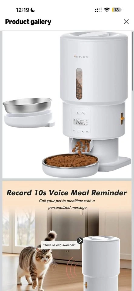 Automatic cat feeder 5L - perfect condition