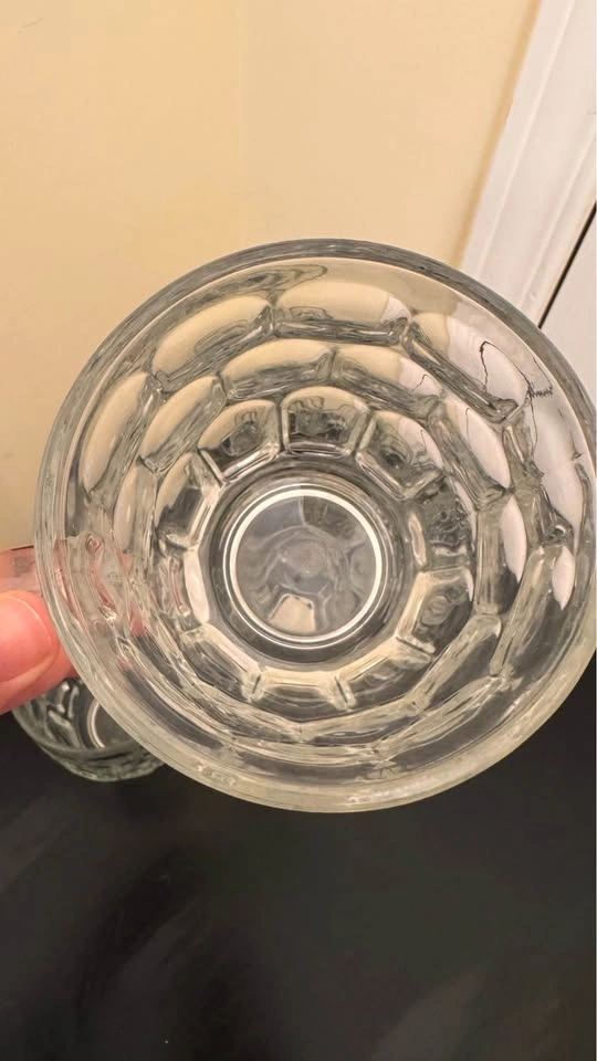 Set of 6 Heavy Clear Glass Mugs - photo 4