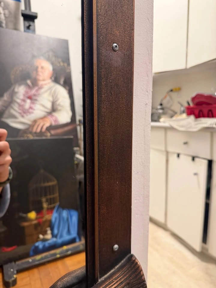 Decorative Wooden Frame Mirror - photo 4