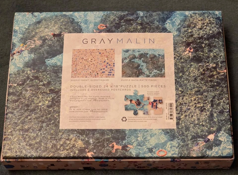 🧩500pc double sided puzzle By Gray Malin - photo 3